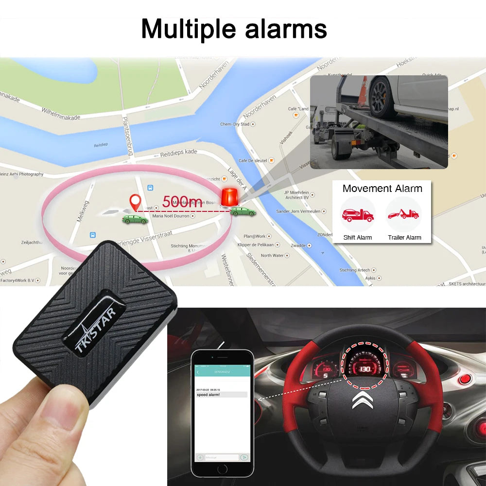 TKSTAR TK913 Car GPS Tracker 2G GPRS Locator with Automatic Voice Monitoring, Free Web APP TKSTAR TK913 Car GPS Tracker 2G GPRS Locator with Automatic Voice Monitoring, Free Web APP